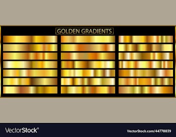gold gradient set background icon texture