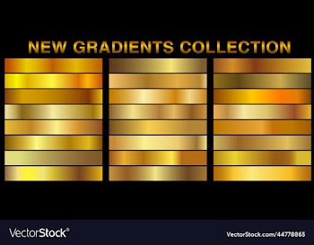 gold gradient set background icon texture