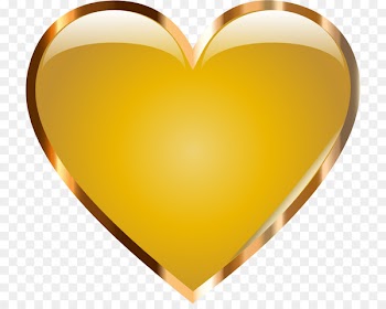 Gold Heart Clip art - gold heart 