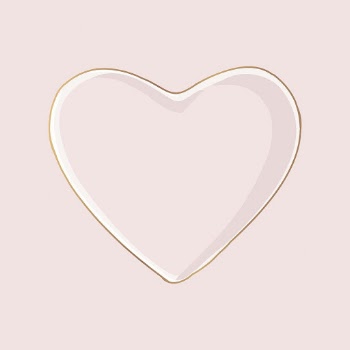 Gold heart collage element, aesthetic | Free PSD - rawpixel