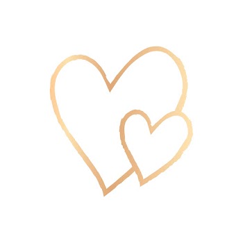 Gold heart doodle, icon illustration in hand… | Free stock illustration | High Resolution graphic
