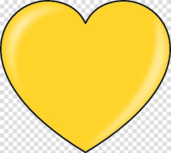 Gold Heart , Gold Heart transparent background PNG clipart