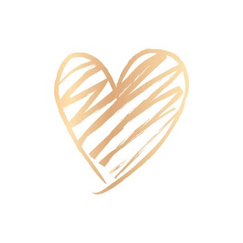 Gold heart icon psd, scribble illustration in… | Free stock illustration | High Resolution graphic