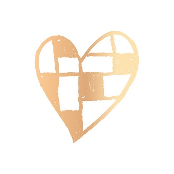 Gold heart psd icon checkered, hand-drawn… | Free stock illustration | High Resolution graphic