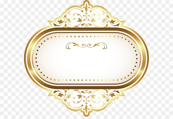 Gold Icon - Cartoon Golden Circle 