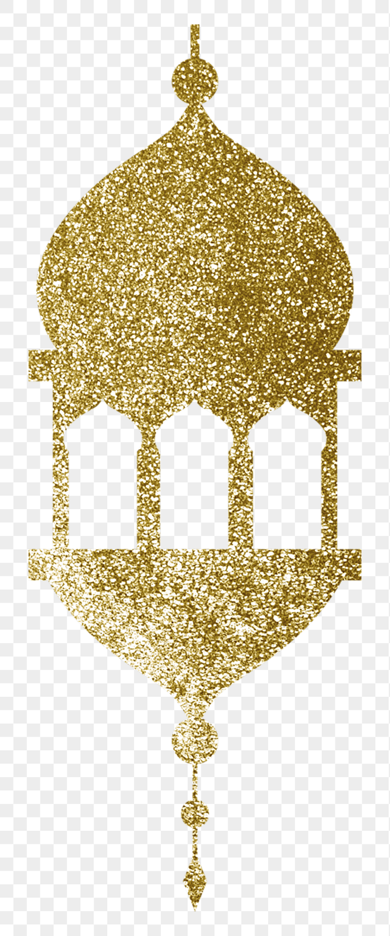 Gold Islamic lantern png sticker, | Free PNG - rawpixel