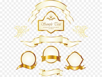 Gold Label Euclidean vector Royalty-free - Vintage gold frame label 