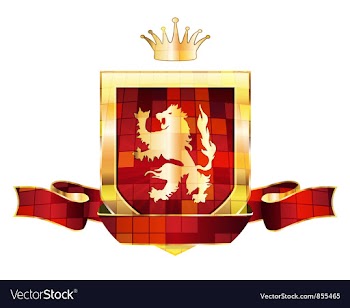 Gold label vector image
