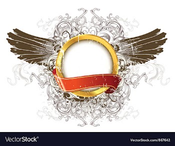 Gold label vector image