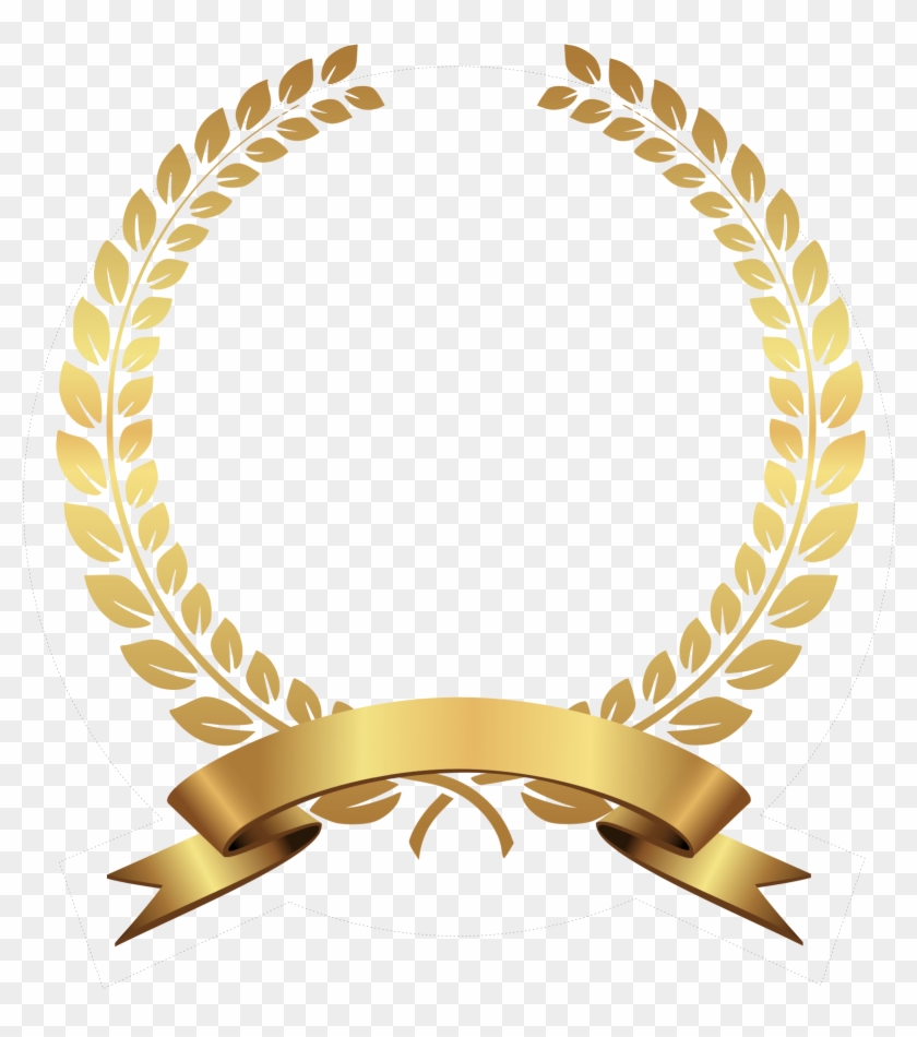 Gold Laurel Wreath Png