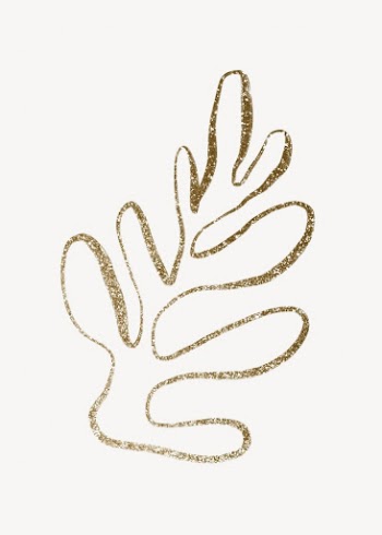 Gold leaf, botanical glittery design | Free Photo - rawpixel