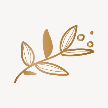 Gold leaf collage element vector | Free Vector - rawpixel