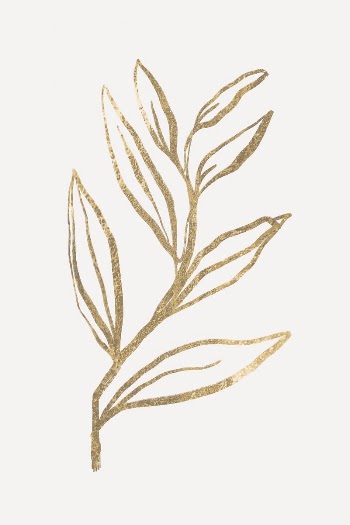 Gold leaf, glittery botanical design | Free Photo - rawpixel