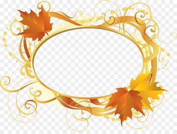 Gold leaf Maple leaf Graphic arts - leaf frame 
