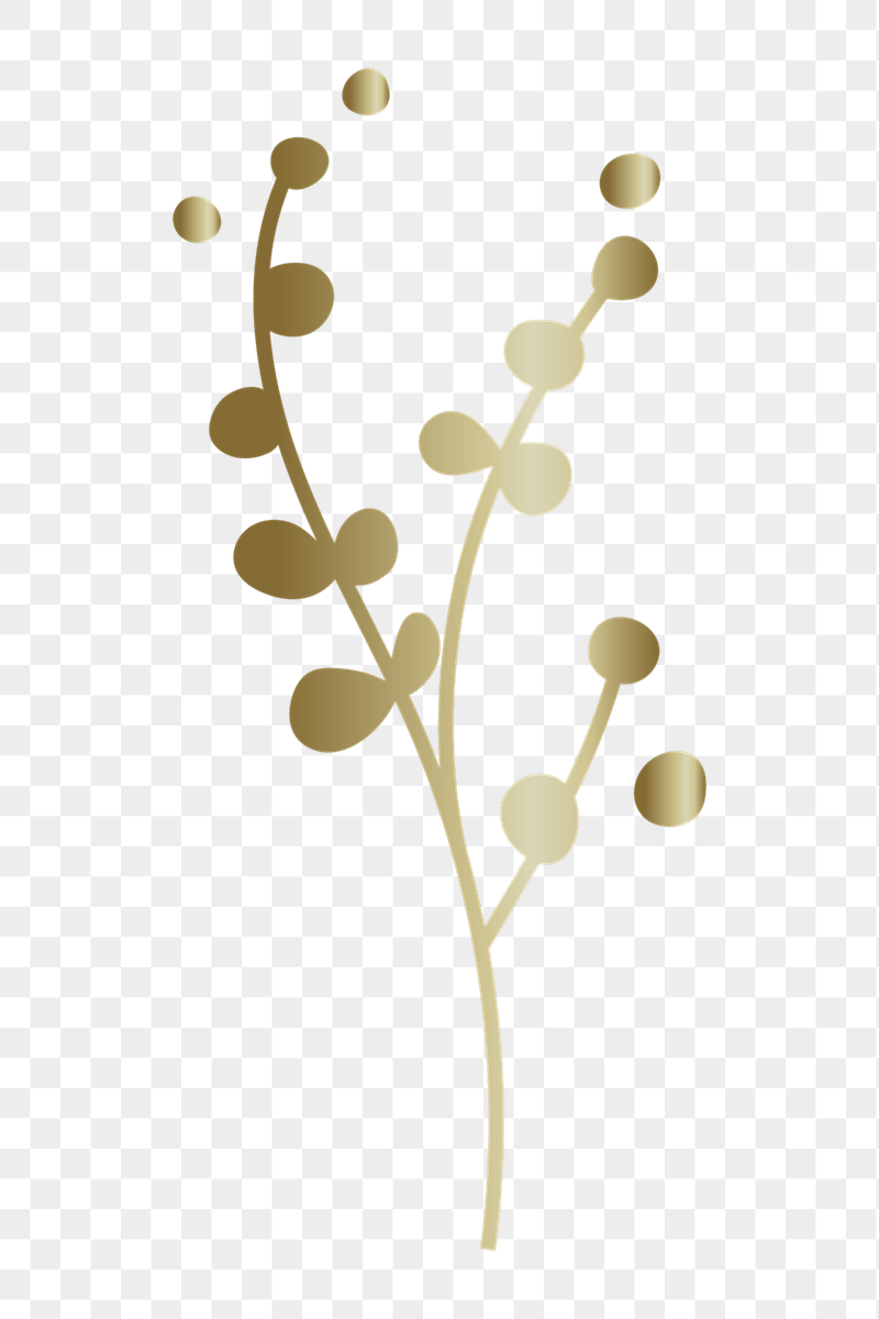 Gold leaf png doodle sticker, | Free PNG - rawpixel