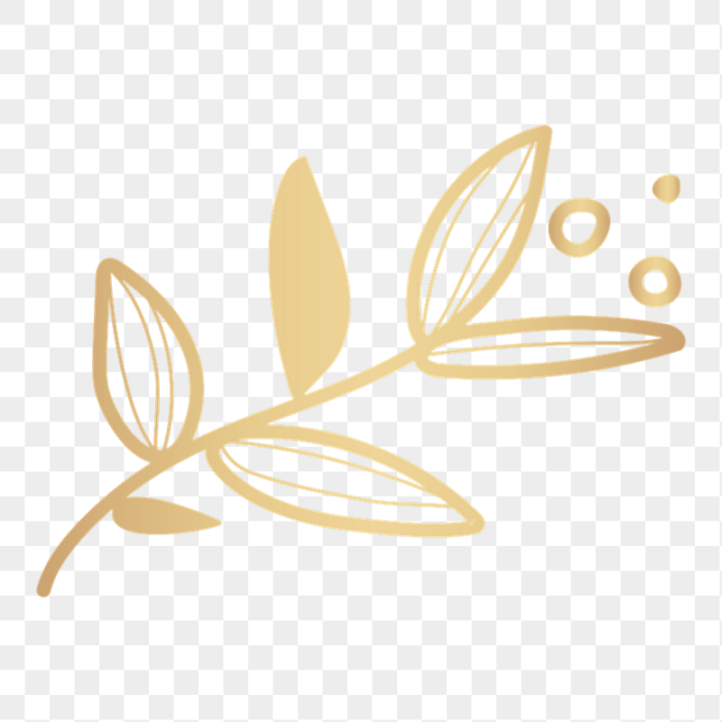Gold leaf png doodle sticker, | Free PNG - rawpixel