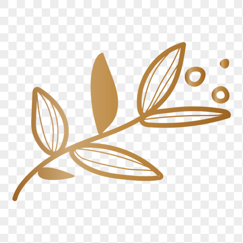 Gold leaf png doodle sticker, | Free PNG - rawpixel