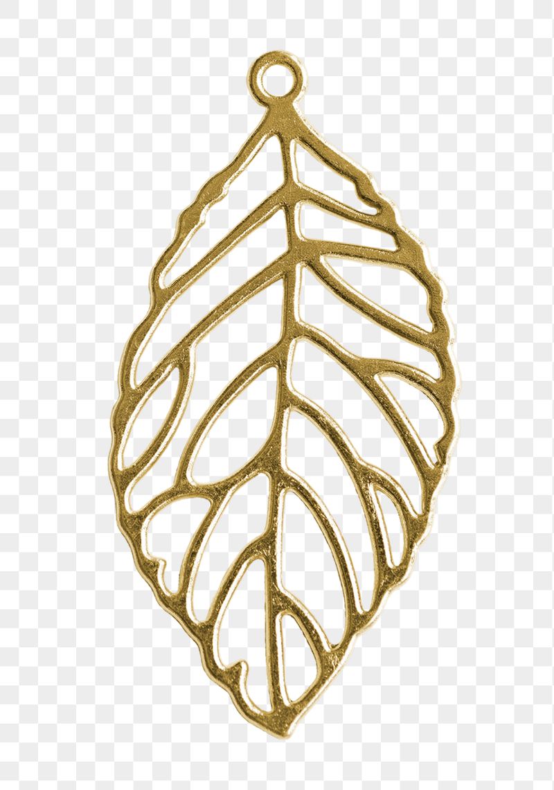 Gold leaf png sticker, transparent | Free PNG - rawpixel