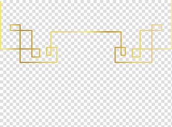 Gold line illustration, Brand Material Pattern, Gold frame transparent background PNG clipart