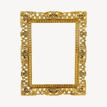Gold luxury frame, vintage decoration | Free Vector - rawpixel