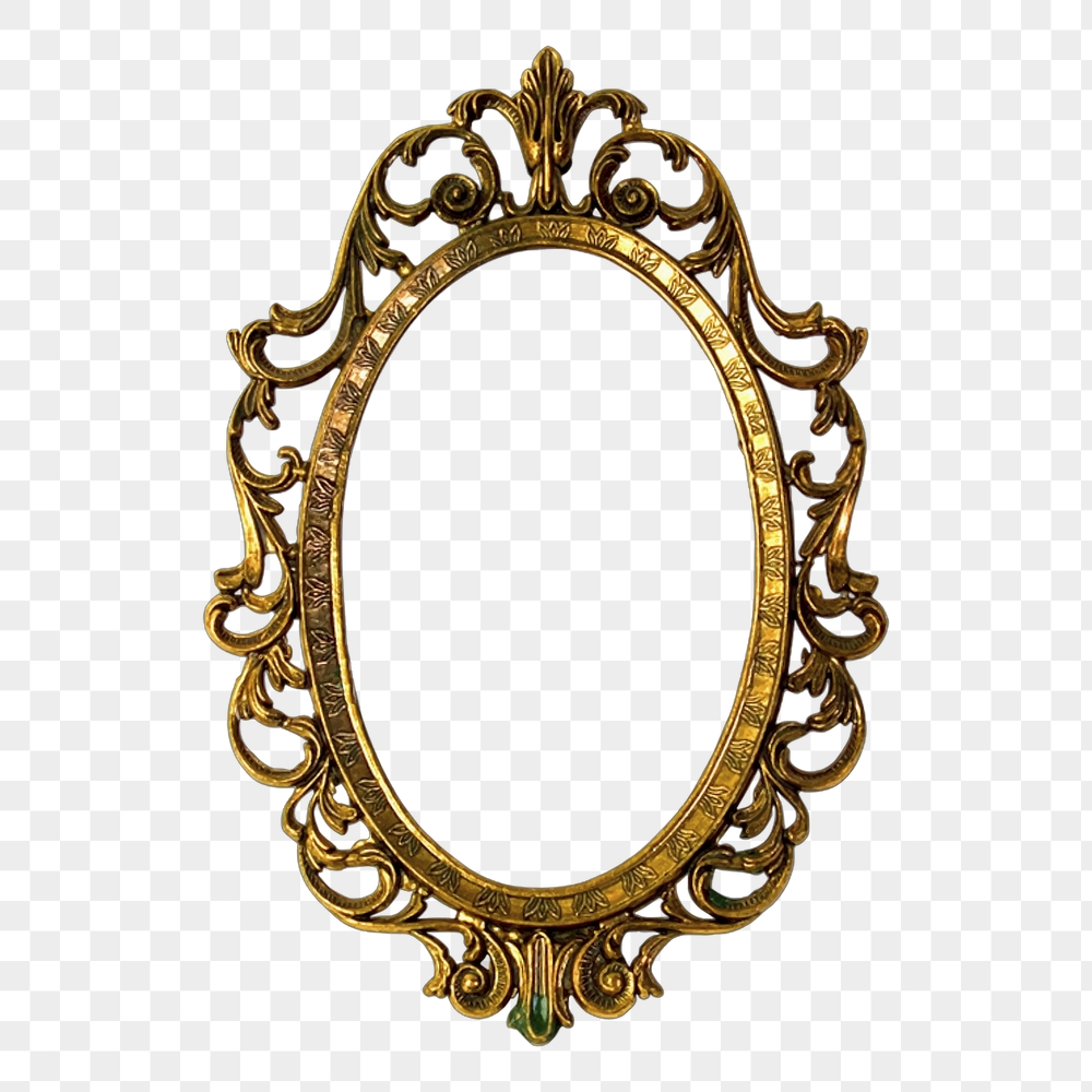 Gold luxury png frame sticker, | Free PNG - rawpixel