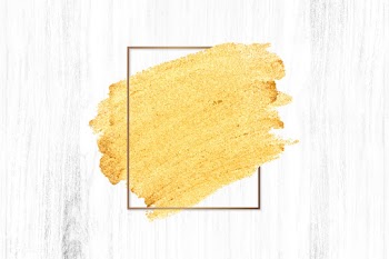 Gold makeup smudge | Free stock vector - 592227