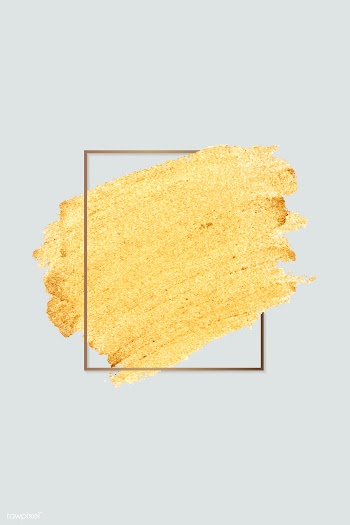 Gold makeup smudge | Free stock vector - 592345