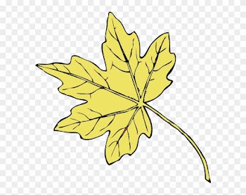 Gold Maple Leaf Clip Art - Golden Maple Tree Leaf