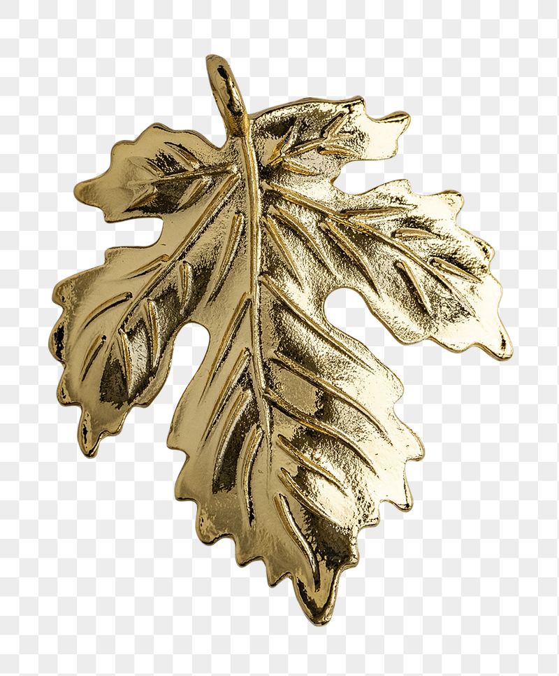 Gold maple leaf png sticker, | Free PNG - rawpixel