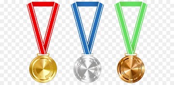 Gold medal Award Clip art - Gold Silver and Bronze Medals PNG Clipart Image 