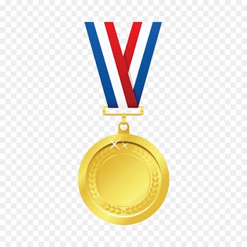 Gold medal Champion Olympic medal Olympic Games Rio 2016 - badge outline 