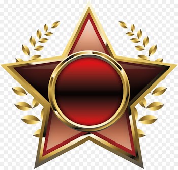 Gold medal Order Clip art - Creative retro red button vector material 