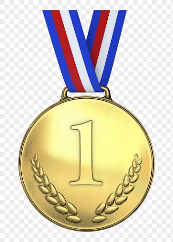 Gold medal png sticker illustration, | Free PNG - rawpixel
