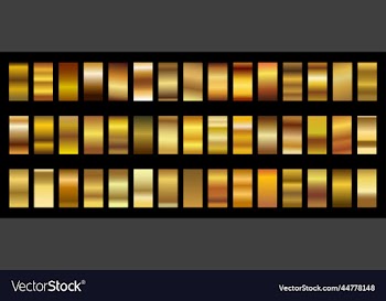 gold metal gradient collection and gold foil