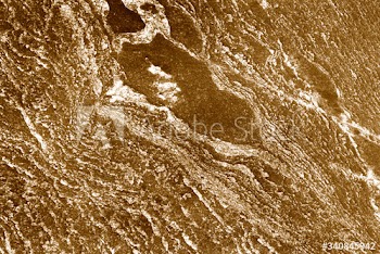 Gold metallic stone wall