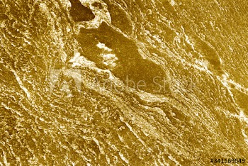 Gold metallic stone wall