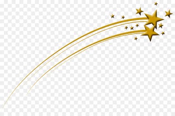 Gold meteor - Golden stars 