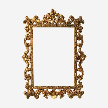 Gold mirror frame, vintage decor | Free Photo - rawpixel