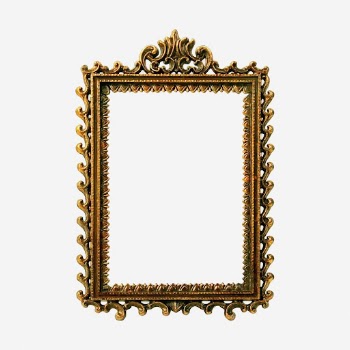Gold mirror frame, vintage decor | Free Photo - rawpixel