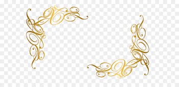Gold Motif Download - Gold Line border 