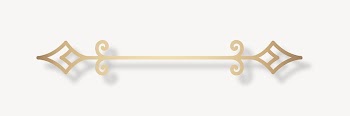Gold ornamental divider, aesthetic design | Free Photo - rawpixel