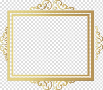 Gold ornamental frame , Microsoft PowerPoint Template Presentation, Gold pattern frame transparent background PNG clipart