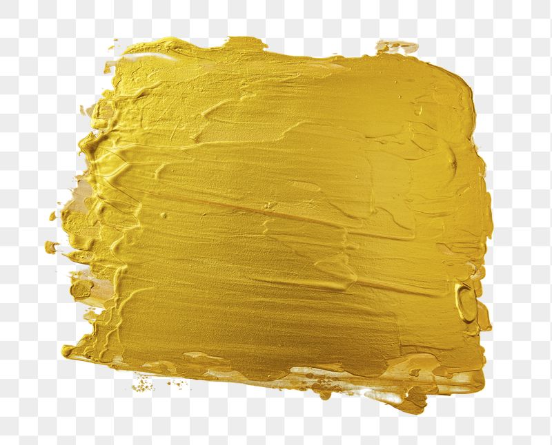 Gold paint smudge png sticker, | Free PNG - rawpixel