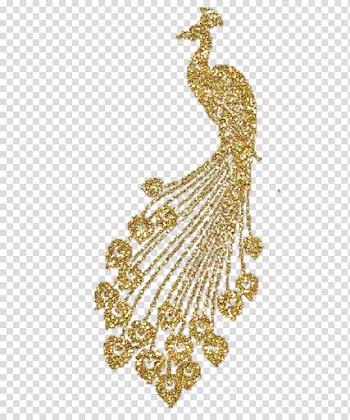 Gold peacock , Peafowl The Golden Peacock, Golden Peacock transparent background PNG clipart