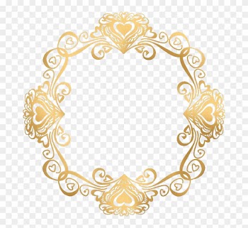 Gold Picture Frames, Pictures, Clip Art, Oval Frame, - Wedding Invitation Gold Border
