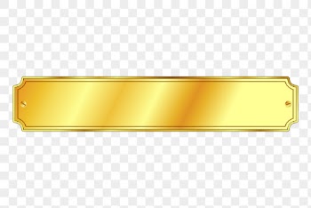 Gold plaque sign png sticker, | Free PNG - rawpixel