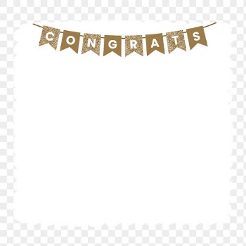 Gold png party decoration frame, | Free PNG - rawpixel