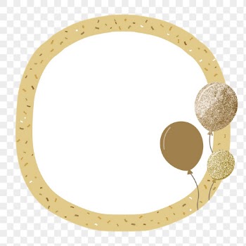 Gold png party decoration frame, | Free PNG - rawpixel
