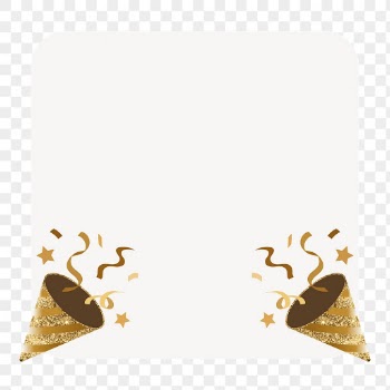 Gold png party decoration frame, | Free PNG - rawpixel