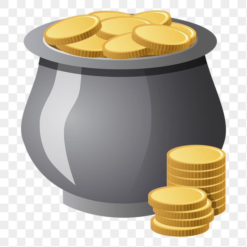 Gold pot png sticker, transparent | Free PNG - rawpixel